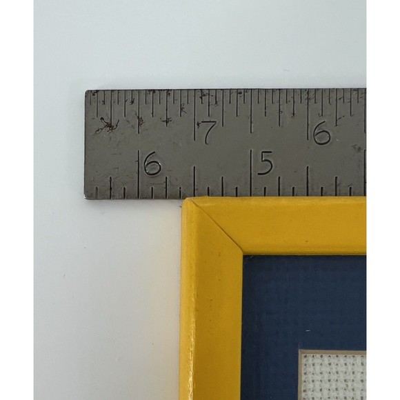 Creepy Clown Vintage Cross‎ Stitch Small Framed Folk Art - Picture 7 of 7